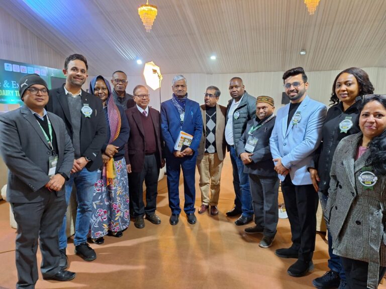 Meeting with delegates from various African countries.